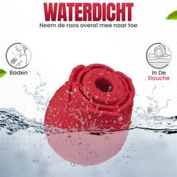 Lovemytoy® Roos Vibrator – Clitoris Zuiger met 10 Standen – Bloem Vibrator voor Vrouwen – Waterdicht & Oplaadbaar Sex Toy — thumbnail 4