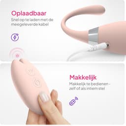 Pure Pleasure® Vibrators voor Vrouwen – Vibrerend Ei met Afstandsbediening – Clitoris Stimulator voor Vrouwen & Koppels – Draagbare Vibrator – 10 Vibratiestanden – Oplaadbaar – Stil & Waterdicht – Roze — thumbnail 4