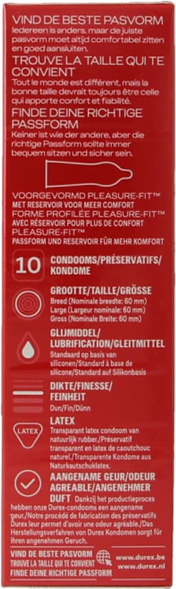 Durex Condooms Thin Feel XL 10st — thumbnail 6