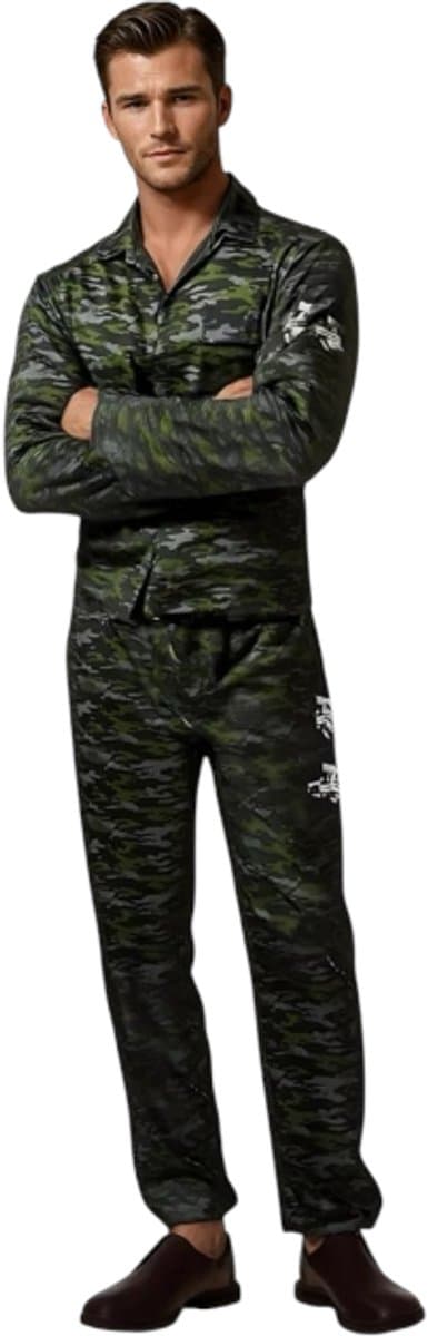 Hot Soldaten Pak voor Mannen – Sexy Militair Outfit – Large — afbeelding 1