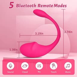 Lzwintrading Vibrators voor Vrouwen met App Control - Sex Toys voor Vrouwen Koppels - G Spot Bullet Vibrator met 10 Vibratie Standen- Clitoris Stimulator - Dildo Vibrator Realistisch - Seksspeeltjes - Erotiek - Vibrerend Ei - Anale Speeltjes — thumbnail 5