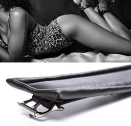 DOWO® - Halsband - Body Bondage - Kunstleer - Sexy Lingerie - Erotiek Riem - SM - BDSM - Sex Toys voor Koppels - Seksspeeltjes voor mannen en vrouwen — thumbnail 2