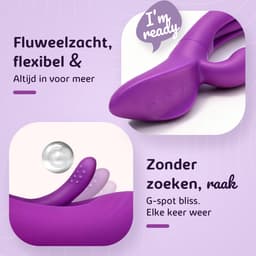 Sensual Desire® GLOW – Rabbit Vibrator – Vibrators voor Vrouwen – Sex Toys Femme – G Spot & Clitoris Stimulator – 21 standen – Sex Toys voor Vrouwen – Intense Dubbele Stimulatie – Stil & Waterdicht — thumbnail 4