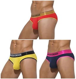 Heren Jockstrap Ondergoed 3 Pack - Ademend Katoen, Atletische Supporter, Lage Taille — thumbnail 1