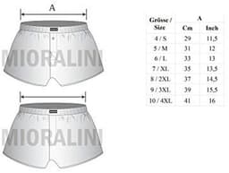 10 MioRalini soft boxer shorts made of 100% cotton with and without opening - seamless size 4-10 — thumbnail 2