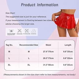 Dames lakleren rok sexy minirok met jarretelhouders voor party en clubwear — thumbnail 4