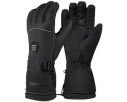 Verwarmde handschoenen - Handschoenen verwarmd - Elektrische verwarming - Winter - Oplaadbaar - Waterdicht - Winddicht - Zwart - Unisex - Maat L/Onesize