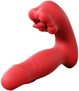 Daity Verwarmende Vibrator Dames – Stuwende Rabbit Vibrator met Tong Likfunctie – G-spot & Clitoris Stimulator – 9 Vibratiestanden & 9 Thrusting Modi – Oplaadbaar Seksspeeltje — thumbnail 1