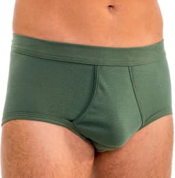 Heren Boxershorts met Opening van 100% Biologisch Katoen - 4 Stuks, Veel Kleuren, Wasbaar tot 60°C — thumbnail 2