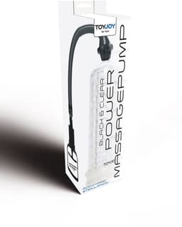 ToyJoy Manpower POWER MASSAGE PUMP W. SLEEVE CLEAR - Penispomp — thumbnail 4