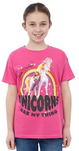 Meisjes T-shirt met Eenhoorn en Regenboog | Sprankelende Top voor Kinderen — thumbnail 6