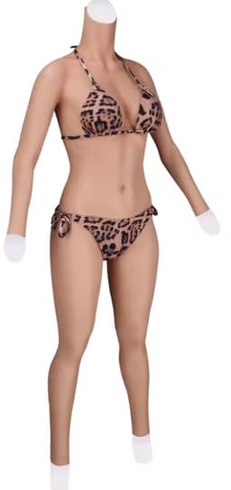 Siliconen Bodysuit – Cup E- Realistisch Vrouwenlichaam – Siliconen Borsten- Nep Borsten- Voor Cosplay & Crossdress — thumbnail 8