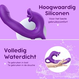 Ivy Lux Amelia - Likkende Vibrator - Rabbit Vibrator – G-spot & Clitoris Stimulator – 49 standen (7+7) - Vibrator voor vrouwen - Sex toys voor Vrouwen – Waterdicht – USB oplaadbaar – Vibrator voor koppels — thumbnail 4