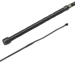 Fleck Professional 03041 Fine Leather Dressuur Rijzweep Zwart 120 cm — thumbnail 2