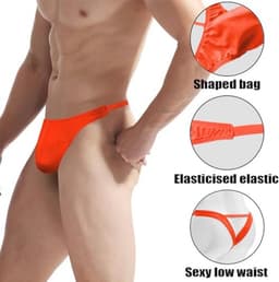 Heren Tanga Jockstrap Ondergoed Lage Taille String G-String Comfortabele Slip Ademend — thumbnail 3