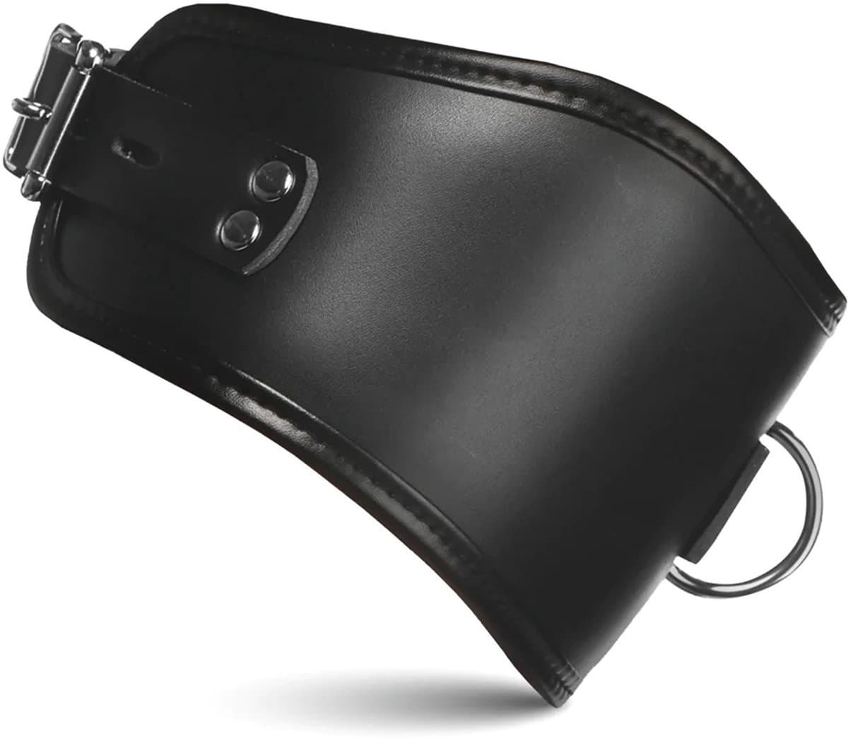 BDSM Padded Locking Posture Collar Hard Stance - Master Series - BDSM - Verstelbaar — afbeelding 1