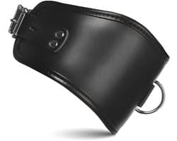 BDSM Padded Locking Posture Collar Hard Stance - Master Series - BDSM - Verstelbaar