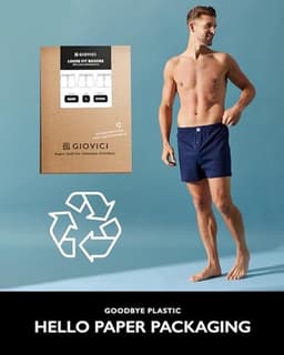 Losse Pasvorm Katoenen Boxers voor Mannen - Super Zachte Boxershort met Knopen - Ondergoed voor Mannen - Set van 3/6 Stuks — thumbnail 4