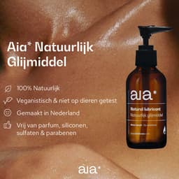 Aia* Natuurlijk Glijmiddel - 100 ml - Op waterbasis - Natural Lubricant, Lube - Gebruik voor vagina, penis, hand of anaal — thumbnail 3