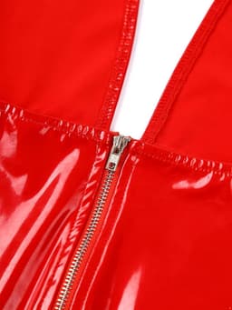 Strakke Sexy Mini Jurk Dames - Bodycon Partyjurk met Diepe V-Hals en Open Rug — thumbnail 3