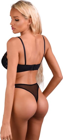Daring Intimates - Very Sexy Floral Lace String - Womens lingerie Panties Rood L/XL — thumbnail 2