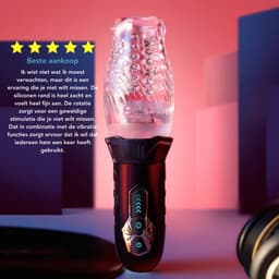 SBY Gawk Gawk 4000 - Automatische Blowjob Simulator - Vibrerende Masturbator Voor Mannen - Elektrisch - Oplaadbaar - Waterdicht - Sex Toys - Penis Stimulator - Kunstvagina - Penis vibrator - eikel — thumbnail 7