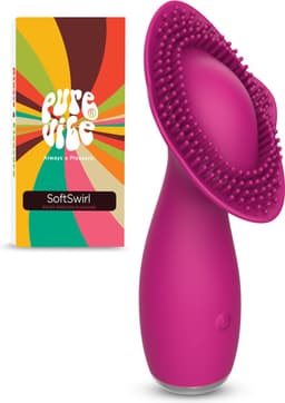 PureVibe® SoftSwirl Unieke Clitoris Massager en Stimulator - Vibrator - Vibrators voor Vrouwen - Fluisterstil & Discreet - Erotiek Sex Toys voor koppels - Vibromasseur Homme & Femme - Roze — thumbnail 1