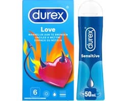 Durex - Condooms Love 6st - Play Sensitive Glijmiddel 50ML