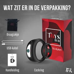 Toys Hub® Vibrerende Cockring - Incl. E-BOOK - 10 Vibraties – Met Opbergzakje - Penisring voor Mannen – Met Clitoris Stimulator - Cockring Vibrerend - Sex Toys Couples & Koppels — thumbnail 12
