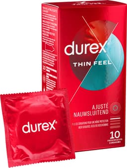 Durex Condooms Thin Feel Close Fit 10st - 4 Stuks - Voordeelverpakking — thumbnail 4