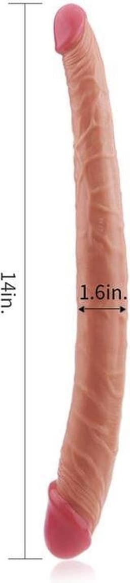 Lovetoy Dubbele Dildo XXL Lady Killer - 36 cm lang — thumbnail 6
