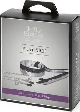 Fifty Shades of Grey - Play Nice Satijn & Kant Ketting & Tepelklemmen — thumbnail 6