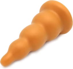 Gold Play - Soft Liquid Siliconen Anaal Dildo Blop - Goud M — thumbnail 2