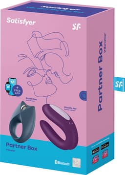 Satisfyer 'Partnerbox 2', incl. Apptoys, Double Joy, Royal One, oplaadbaar, waterdicht, huidvriendelijke siliconen — thumbnail 21