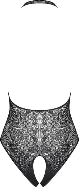 Obsessive Open Body kant met open kruis –  Erotische Body –  One Size – Zwart — thumbnail 4