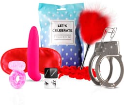 Loveboxxx - Let's Celebrate - 7 Delige Cadeauset - Geschenkset Mannen, Vrouwen en Koppels - Cadeau Man, Vrouw en Koppels - Giftset Man, Vrouw en Koppels - Erotisch - Rood — thumbnail 3