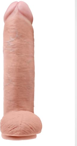 Pipedream King Cock realistische dildo Cock - With Ballskin beige - 12 inch — thumbnail 1