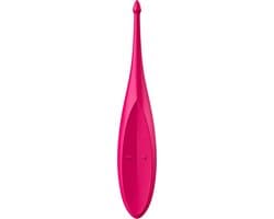 Satisfyer, oplegvibrator, tip vibrator, 'Twirling Fun', 17,5 cm, waterdicht, oplaadbaar, lichaamsvriendelijke siliconen — afbeelding 1