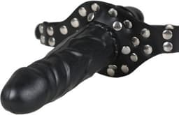 Nooitmeersaai - Mondknevel met siliconen dildo - zwart — thumbnail 3