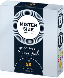 MISTER SIZE 53 Ultra Dunne M condooms (3 pack) — thumbnail 5
