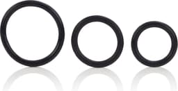 CalExotics - Rubber Ring - 3 Piece Set - Rings Zwart — thumbnail 5