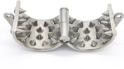 Prolink Novelties® - Metalen cockring - 36 pinnen van 6 mm - hangslot - zonder tanden Ø5,0 cm -  met tanden Ø3,0 cm — thumbnail 4