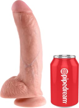 Pipedream - King Cock - Dildo met Balzak - 23 cm - Lichte Huidskleur — thumbnail 1