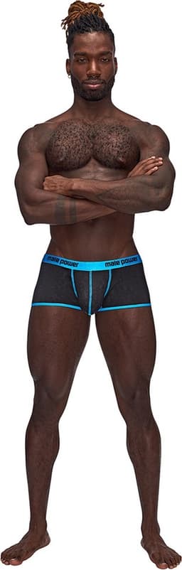 Male Power Uplift Mini Short - black Small — thumbnail 1