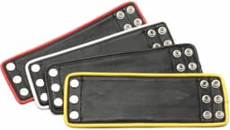 665 Leather - Leren Pols Portemonnee - Zwart Wit - Wrist Wallet Zip Black White — thumbnail 4