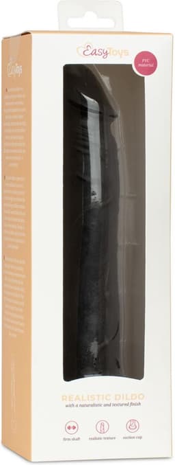 Dildo zonder ballen 17,5 cm - Zwart — thumbnail 3
