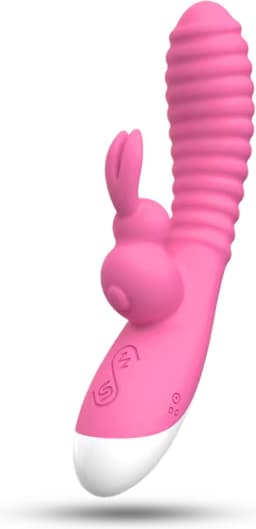 G-Toys® Tarzan Vibrator Roze - 12 standen - Vibrators voor Vrouwen - Clitoris & G-spot Stimulator - Erotiek Seksspeeltjes Sex Toys - Rabbit Bunny Realistisch Gevoel - Koppels Erotisch Masturbator - Dildo — thumbnail 1