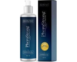 PHEROSTRONG - MASSAGEOLIE LIMITED EDITION VOOR MANNEN 100 ML | MASSAGEOLIE MET FEROMONEN | FEROMONEN VOOR MANNEN | PHEROMONEN VOOR MANNEN