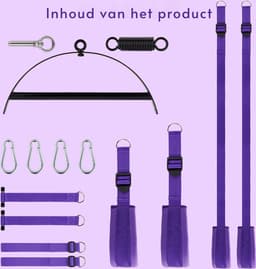 ALLGoods. Sex Schommel - Sex Swing Extra Stevig – Seksschommel – Seksspeeltjes voor Koppel – Seks Schommel BDSM – Erotiek Toys - Sex Sling – Love Swing – Discreet Verpakt – Paars — thumbnail 6