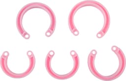 Banoch | Cockcage Pink | siliconen | roze Chastity Cage met 5 ringen | medium / large — thumbnail 5